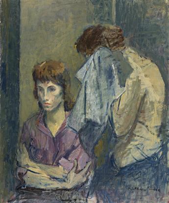 RAPHAEL SOYER Morning (Friends).